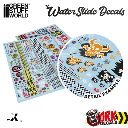 Green Stuff World Waterslide Decals - Orcs - Wargaming and Modeling