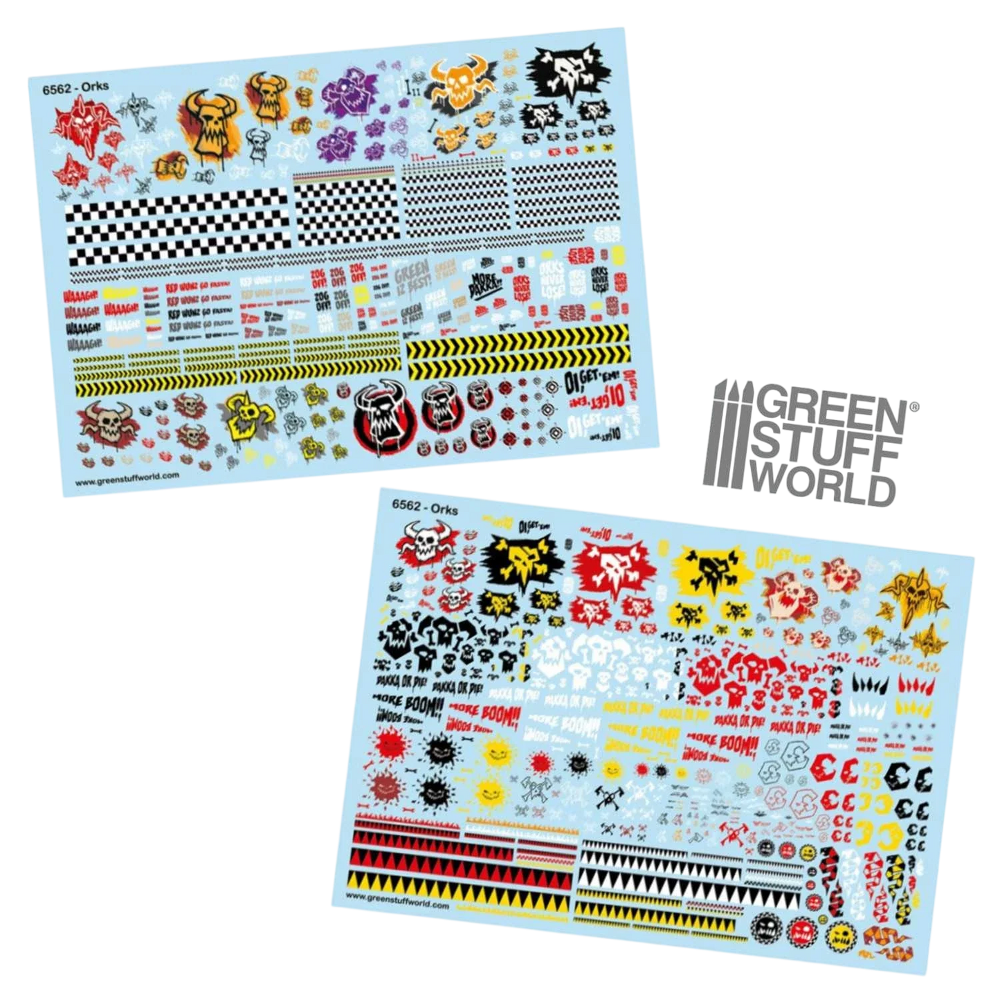 Green Stuff World Waterslide Decals - Orcs - Wargaming and Modeling