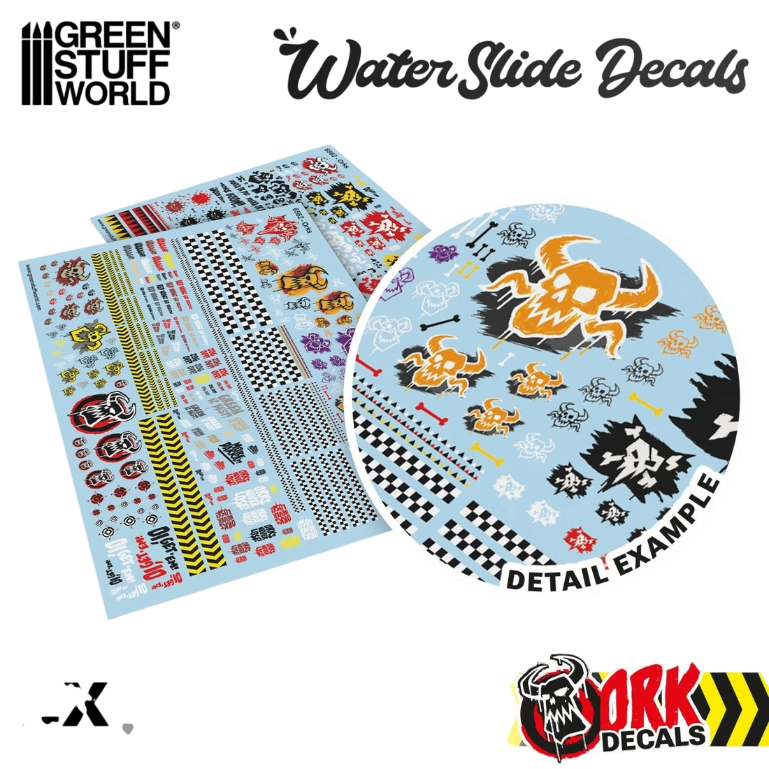 Green Stuff World Waterslide Decals - Orcs - Wargaming and Modeling