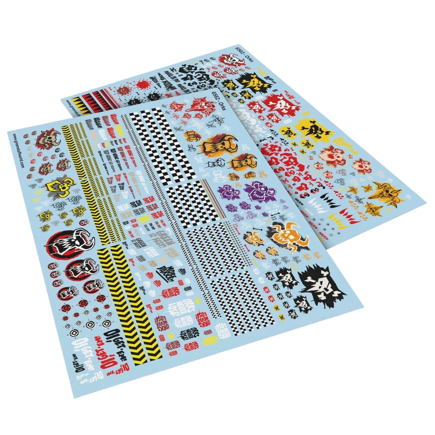 Green Stuff World Waterslide Decals - Orcs - Wargaming and Modeling