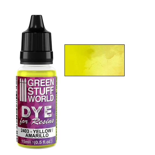Green Stuff World YELLOW Dye for Resins 2403