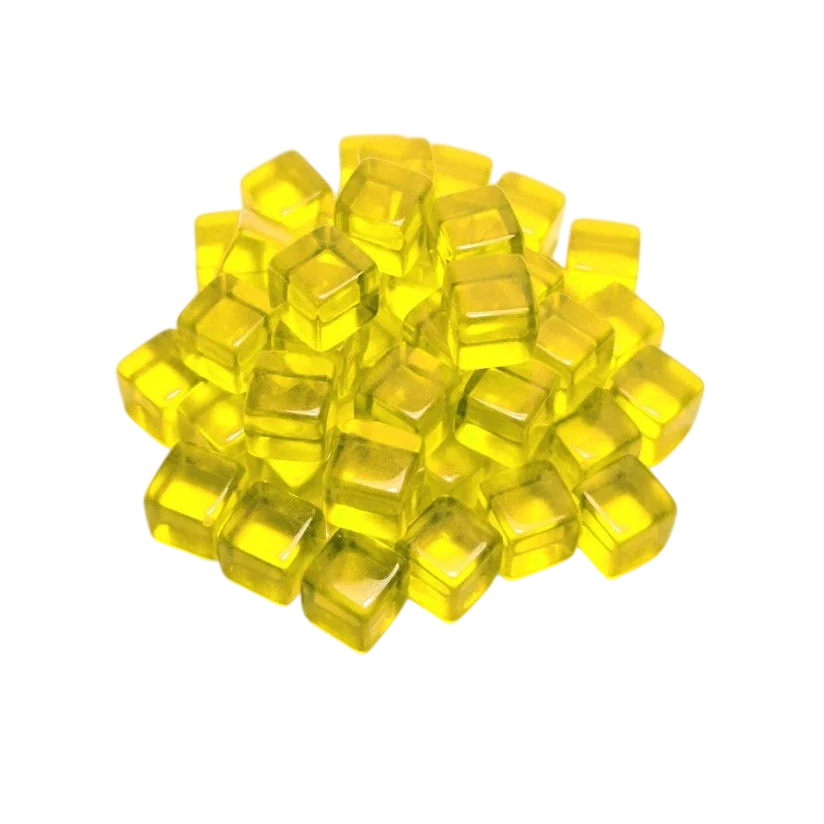 Green Stuff World Yellow Cube tokens 1563