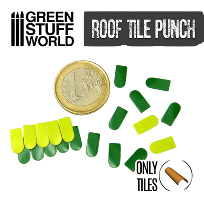 Green Stuff World for Models & Miniatures - Miniature Roof Tile Punch 1417
