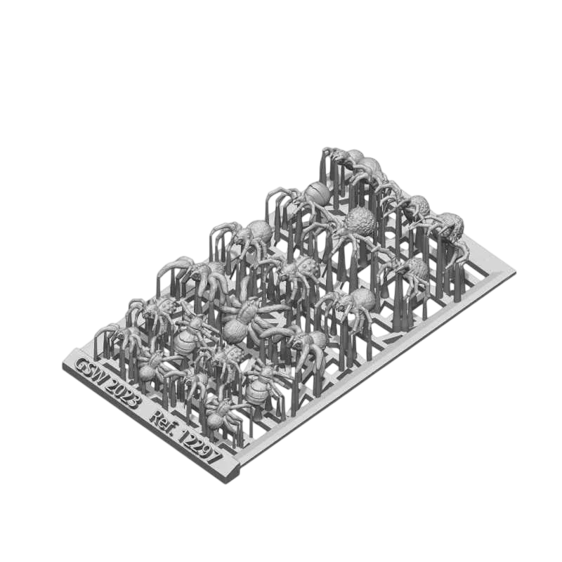 Green Stuff World for Models & Miniatures 3D printed set - Giant Spiders 12297