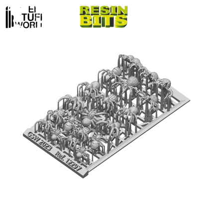 Green Stuff World for Models & Miniatures 3D printed set - Giant Spiders 12297