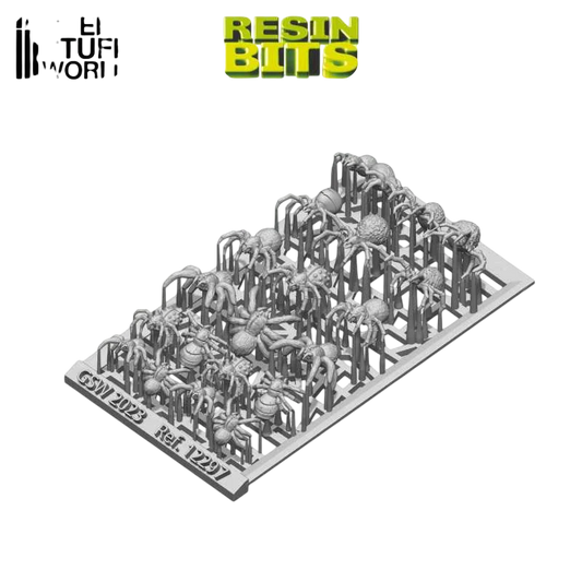 Green Stuff World for Models & Miniatures 3D printed set - Giant Spiders 12297