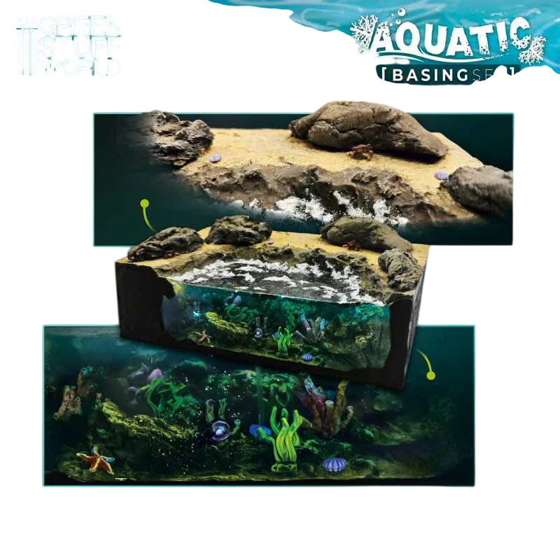 Green Stuff World for Models & Miniatures Basing Set - Aquatic 11641
