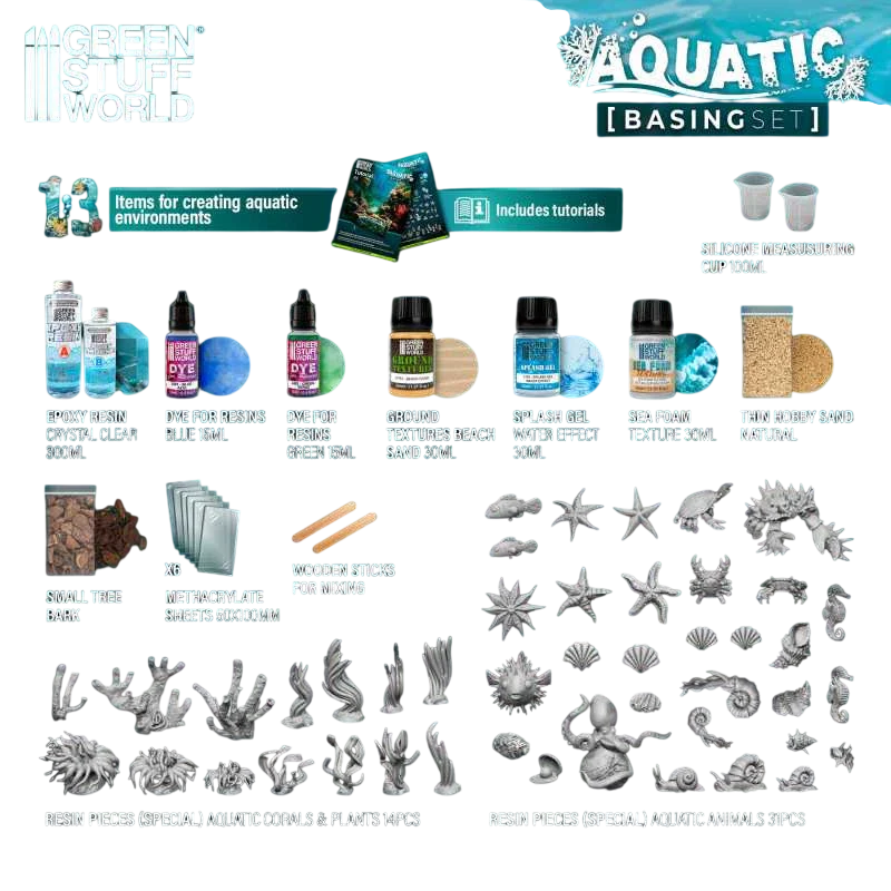 Green Stuff World for Models & Miniatures Basing Set - Aquatic 11641