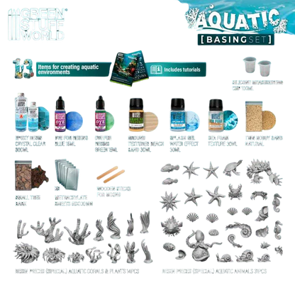Green Stuff World for Models & Miniatures Basing Set - Aquatic 11641