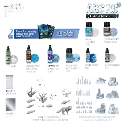 Green Stuff World for Models & Miniatures Basing Set - Arctic 11638