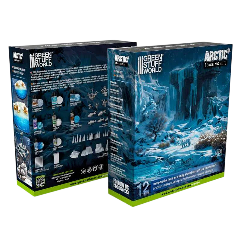 Green Stuff World for Models & Miniatures Basing Set - Arctic 11638