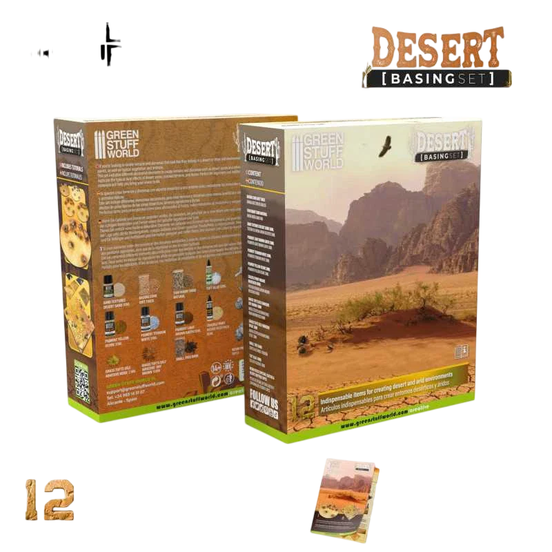 Green Stuff World for Models & Miniatures Basing Set - Desert 11637