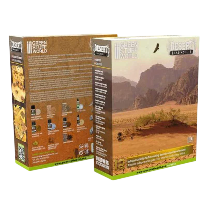 Green Stuff World for Models & Miniatures Basing Set - Desert 11637