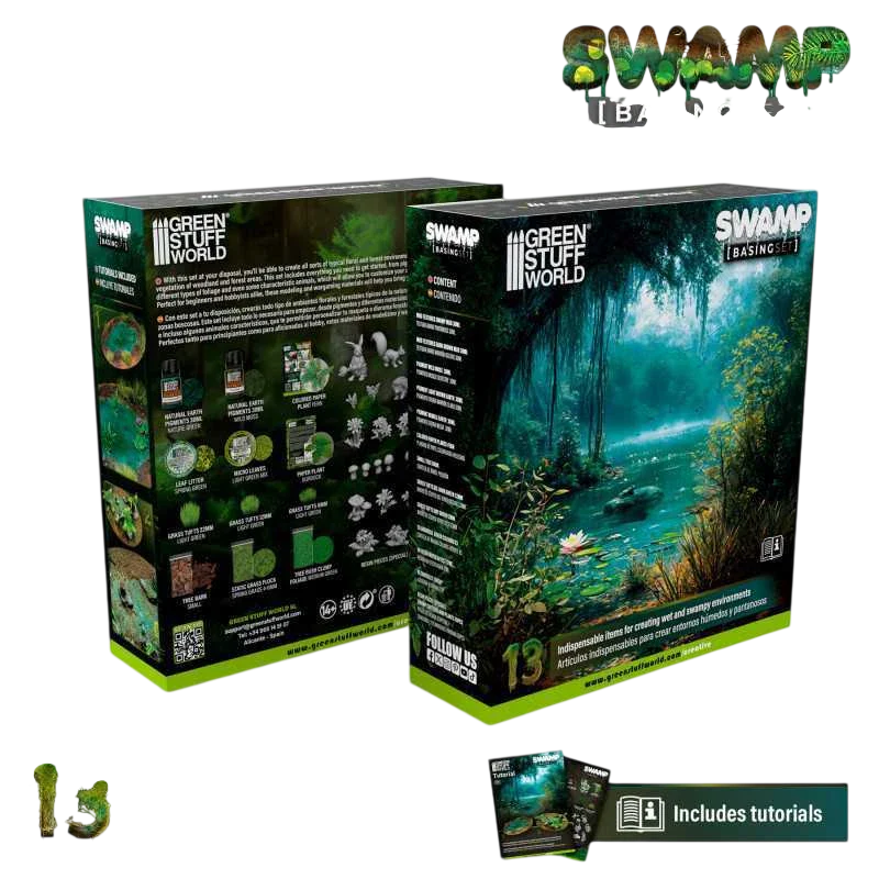 Green Stuff World for Models & Miniatures Basing Set - Swamp 11640