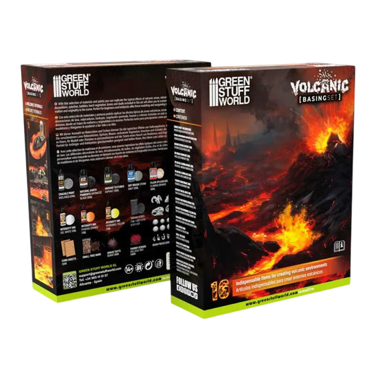 Green Stuff World for Models & Miniatures Basing Set - Volcanic 11643