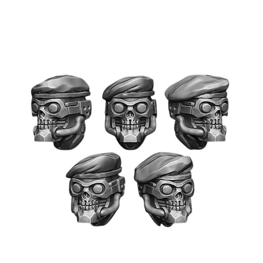 Green Stuff World for Models & Miniatures Beret Reapers Heads S326