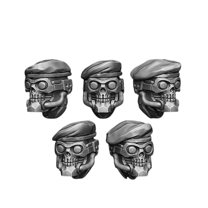 Green Stuff World for Models & Miniatures Beret Reapers Heads S326