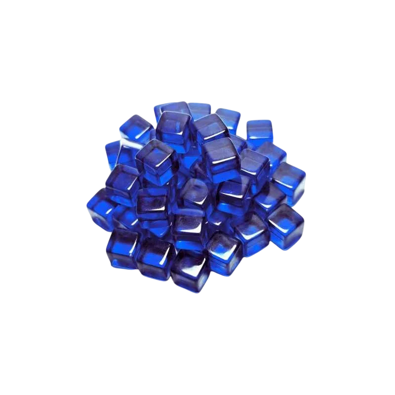 Green Stuff World for Models & Miniatures Blue Cube tokens 8mm 3789