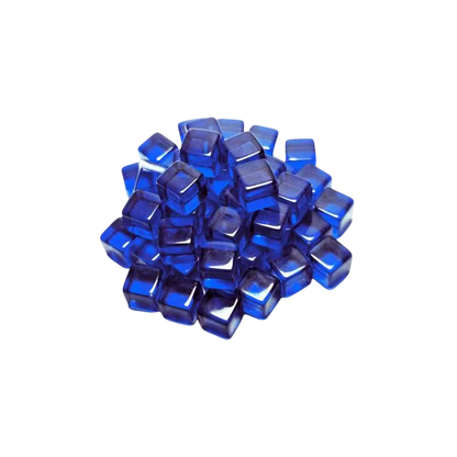 Green Stuff World for Models & Miniatures Blue Cube tokens 8mm 3789