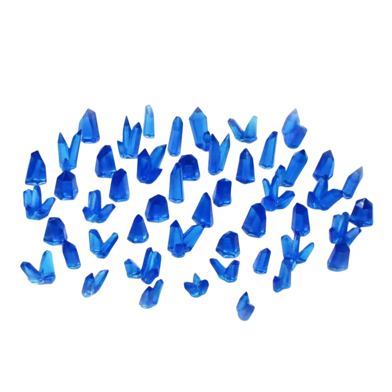 Green Stuff World for Models & Miniatures Blue Resin Crystals - Medium 2528