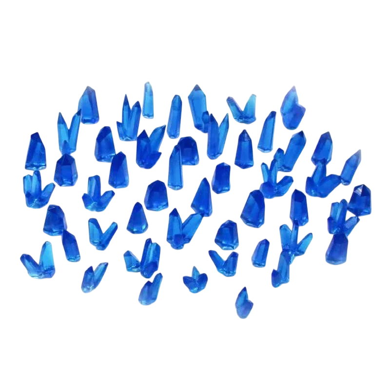 Green Stuff World for Models & Miniatures Blue Resin Crystals - Medium 2528