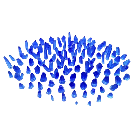 Green Stuff World for Models & Miniatures Blue Resin Crystals – Small 1282