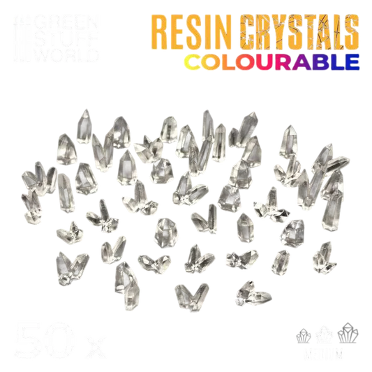 Green Stuff World for Models & Miniatures Clear Resin Crystals – Medium 2538