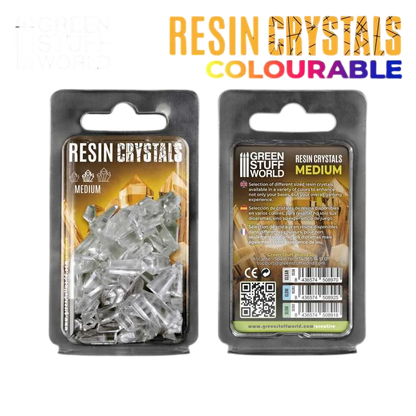Green Stuff World for Models & Miniatures Clear Resin Crystals – Medium 2538