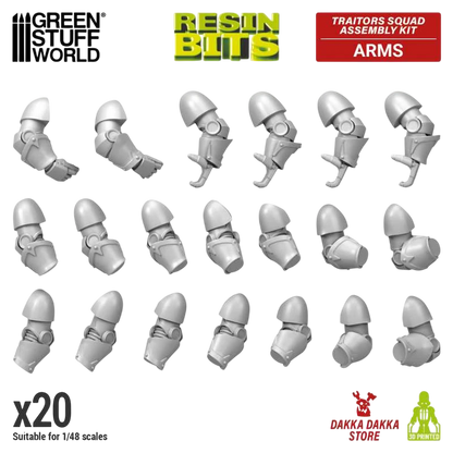 Green Stuff World for Models & Miniatures DakkaDakka Traitors Squad Chaos Arms 12401