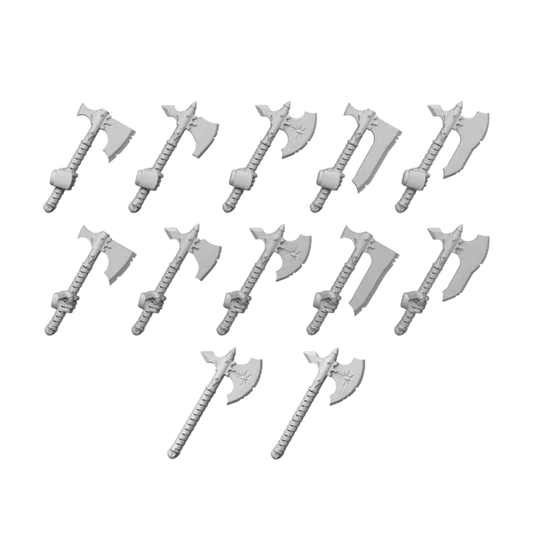 Green Stuff World for Models & Miniatures DakkaDakka Traitors Squad Chaos Axes 12410