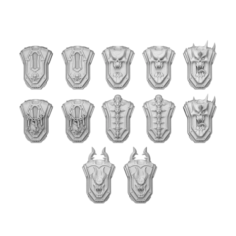 Green Stuff World for Models & Miniatures DakkaDakka Traitors Squad Chaos Backpacks 12405