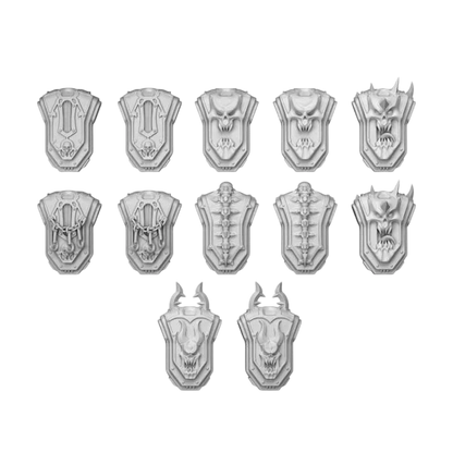 Green Stuff World for Models & Miniatures DakkaDakka Traitors Squad Chaos Backpacks 12405