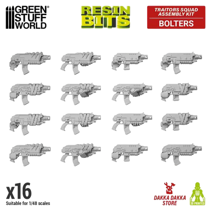 Green Stuff World for Models & Miniatures DakkaDakka Traitors Squad Chaos Bolter Guns 12411