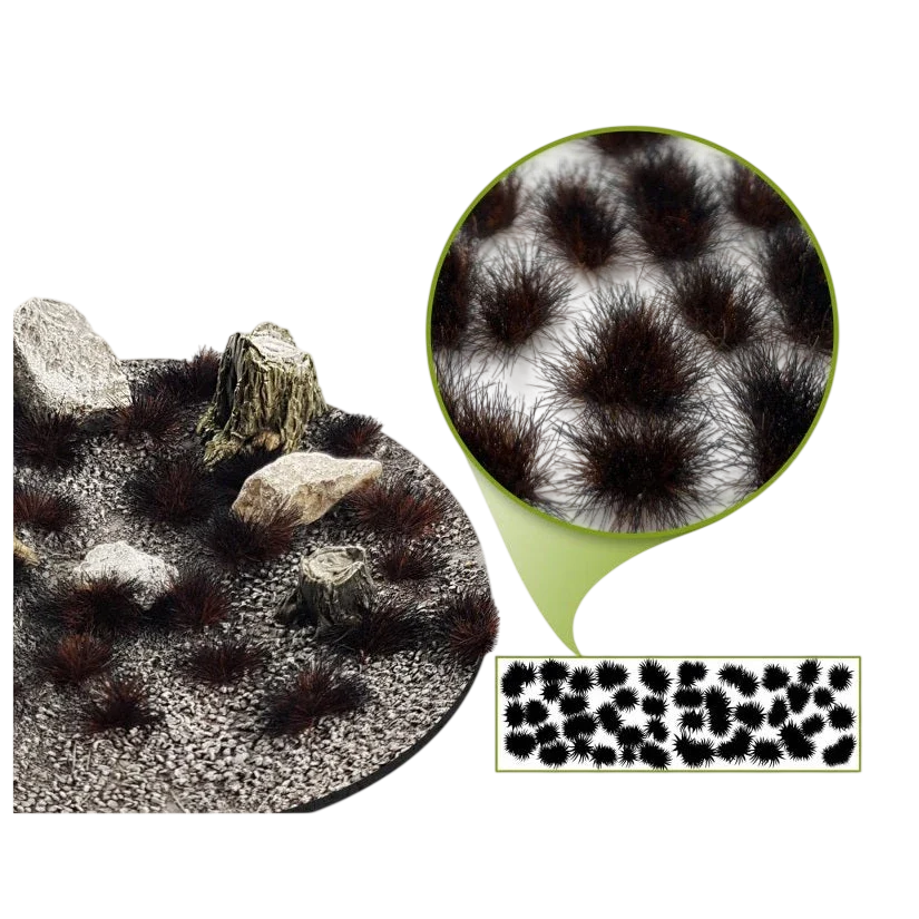 Green Stuff World for Models & Miniatures: Grass Tufts 6mm Burnt 10663