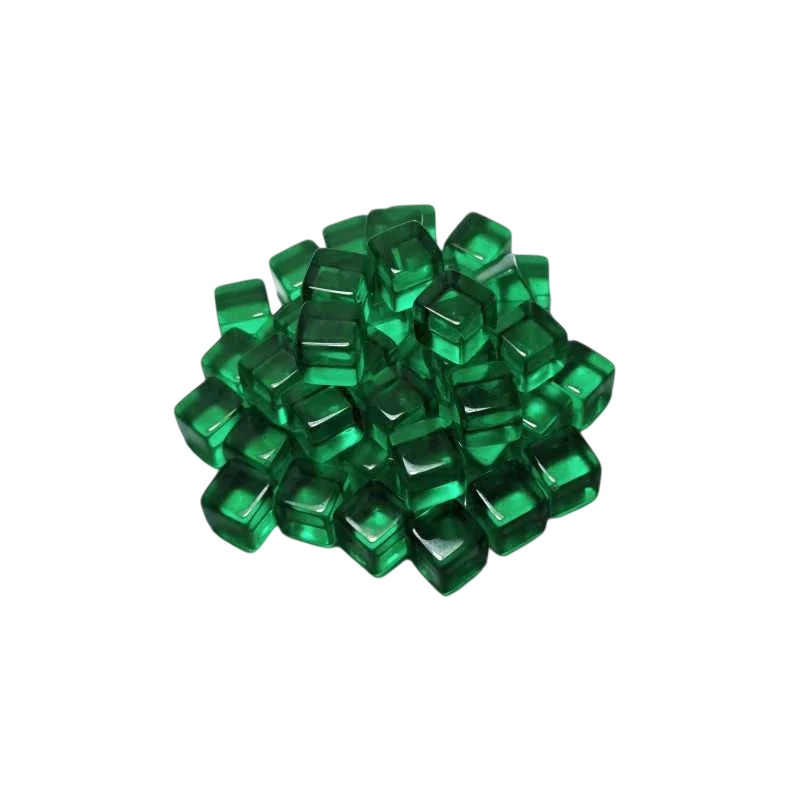 Green Stuff World for Models & Miniatures Green Cube Tokens 8mm 3788