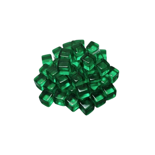 Green Stuff World for Models & Miniatures Green Cube Tokens 8mm 3788