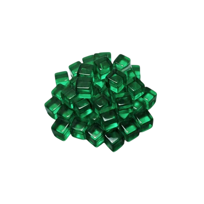 Green Stuff World for Models & Miniatures Green Cube Tokens 8mm 3788