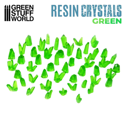 Green Stuff World for Models & Miniatures Green Resin Crystals – Medium 2529