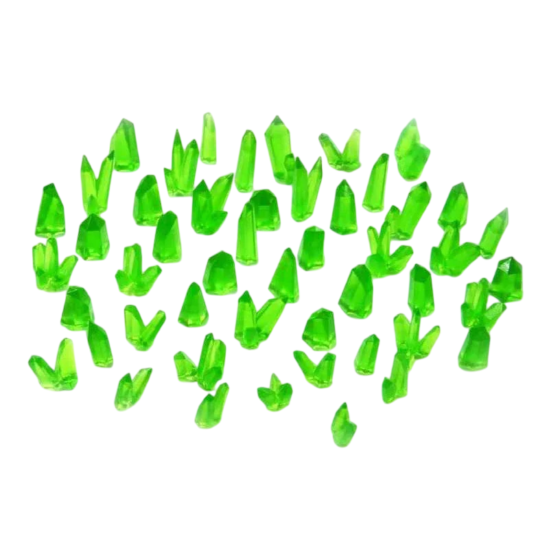 Green Stuff World for Models & Miniatures Green Resin Crystals – Medium 2529
