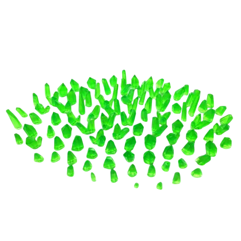 Green Stuff World for Models & Miniatures Green Resin Crystals – Small 1283