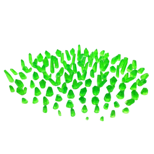 Green Stuff World for Models & Miniatures Green Resin Crystals – Small 1283