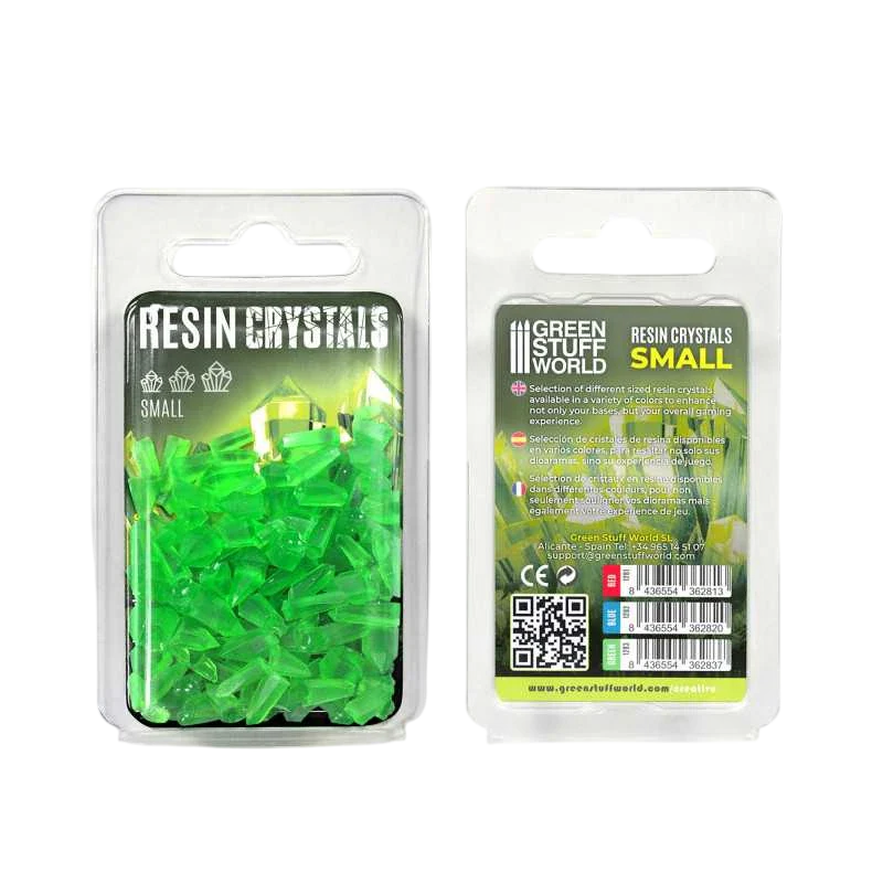 Green Stuff World for Models & Miniatures Green Resin Crystals – Small 1283