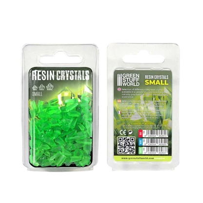 Green Stuff World for Models & Miniatures Green Resin Crystals – Small 1283