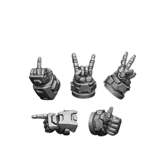 Green Stuff World for Models & Miniatures Hand Gestures - Left S203