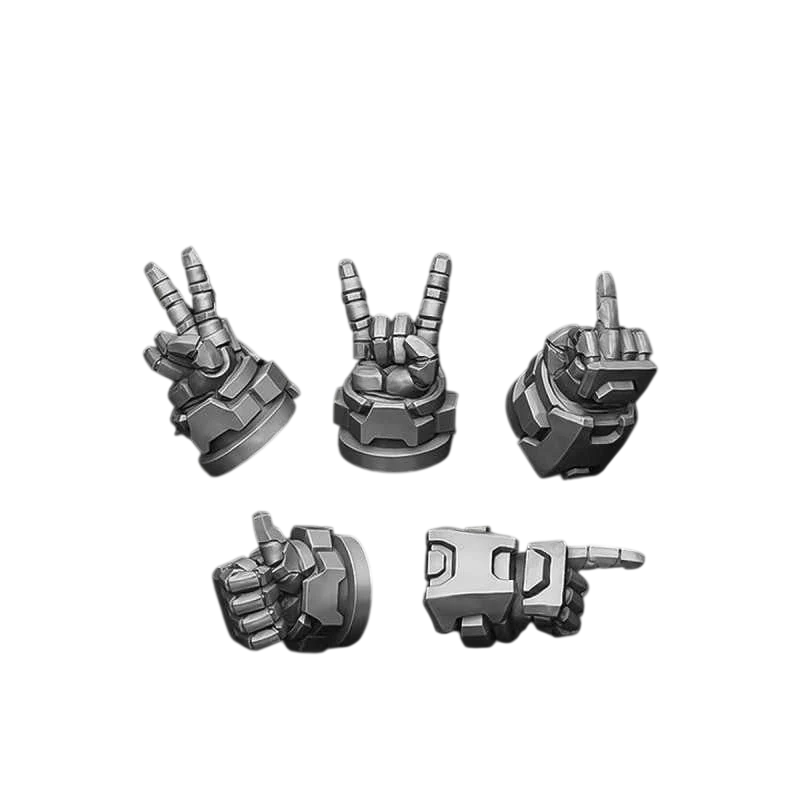 Green Stuff World for Models & Miniatures Hand Gestures - Right S204