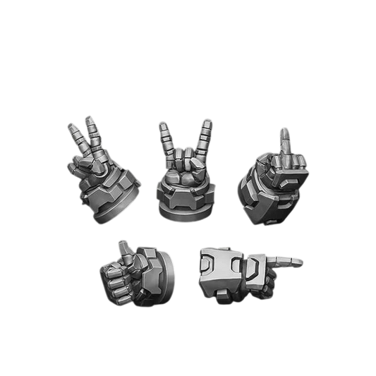 Green Stuff World for Models & Miniatures Hand Gestures - Right S204