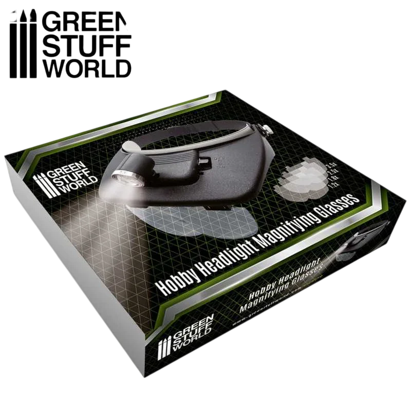 Green Stuff World for Models & Miniatures Headlight Magnifying Glasses 2385