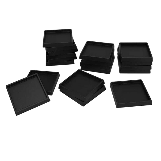 Green Stuff World for Models & Miniatures Hollow Plastic Rectangle Bases 30mm 12841