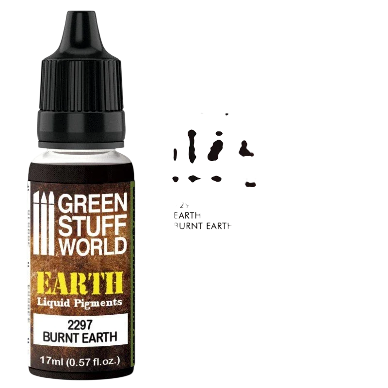 Green Stuff World for Models & Miniatures Liquid Pigments Burnt Earth 2297