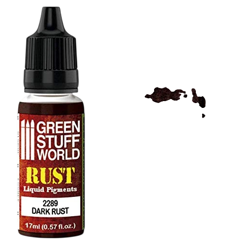 Green Stuff World for Models & Miniatures Liquid Pigments Dark Rust 2289
